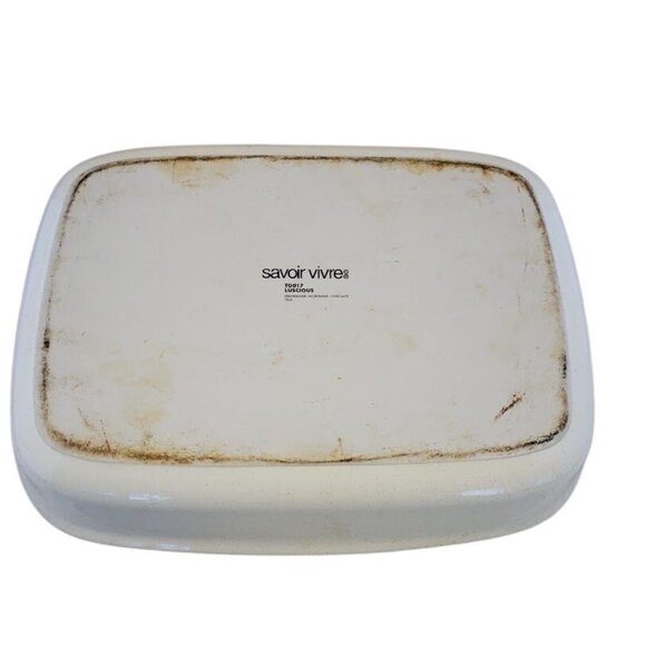 Savoir Vivre Luscious Rectangular Baking Dish Italy | Vintage 1990s Discontinued - Picture 2 of 3